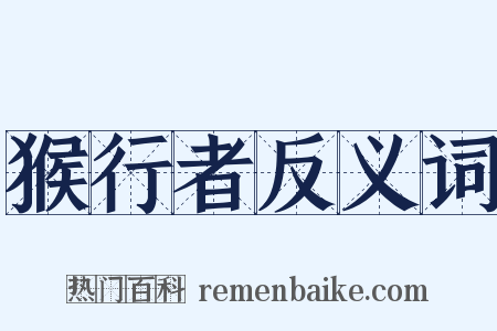 猴行者反义词是什么意思的图片